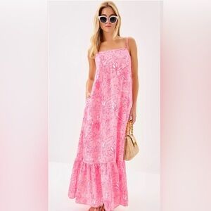 Rozalie Linen Maxi Dress